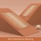Bathroom Rugs, Bath Mat Rug for Bathroom Non Slip 17 x 24 Inches Water Absorbent Chenille Bathroom Floor Mats Machine Washable (Pumpkin Orange and Cream)